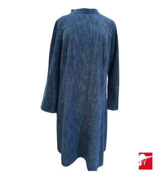 Akris Punto wool blend denim dress size 16