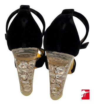 Yves St. Laurent art velour pumps size 6.5