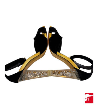 Yves St. Laurent art velour pumps size 6.5