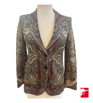 Etro cotton paisley blazer size 42/US 2
