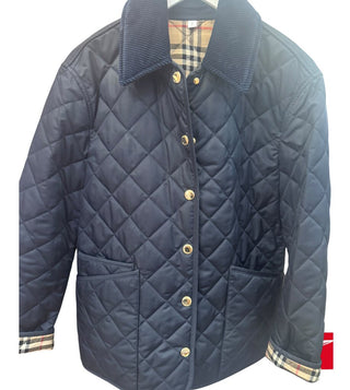 Burberry quilted snap front jacket size US S