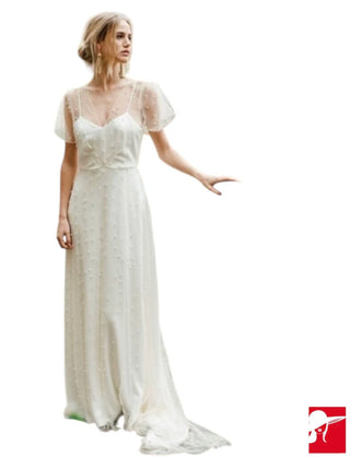 Savannah Miller Lucinda pearl embellished gown