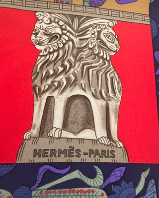 Hermes Torana silk scarf