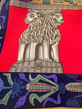Hermes Torana silk scarf
