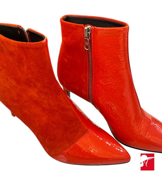 Rag & Bone Beha suede/patent booties size 36