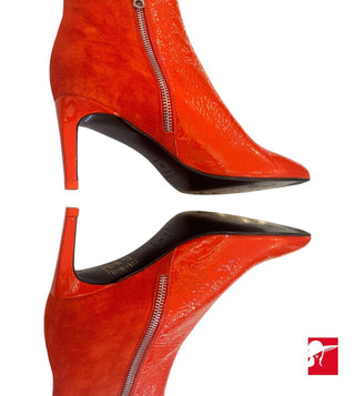 Rag & Bone Beha suede/patent booties size 36
