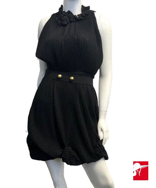 Fendi Fortuny pleated cocktail dress