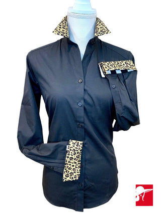 Pearly Vine french cuff blouse NEW size S
