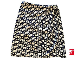 Dries Van Noten jacquard wrap skirt size 40
