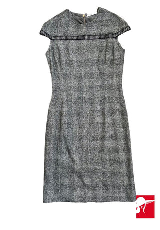 Agnona cap sleeve sheath dress, alpaca/wool, size 44