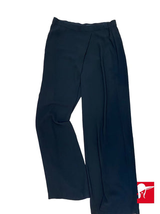 Eileen Fisher wide leg georgette pants size S