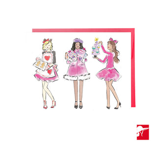 Christmas Girls Holiday Card
