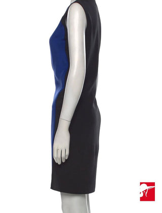 Derek Lam silk colorblock shift dress size 0