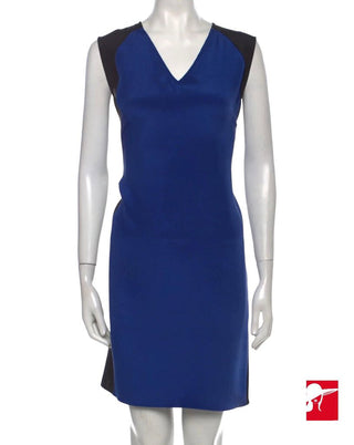 Derek Lam silk colorblock shift dress size 0